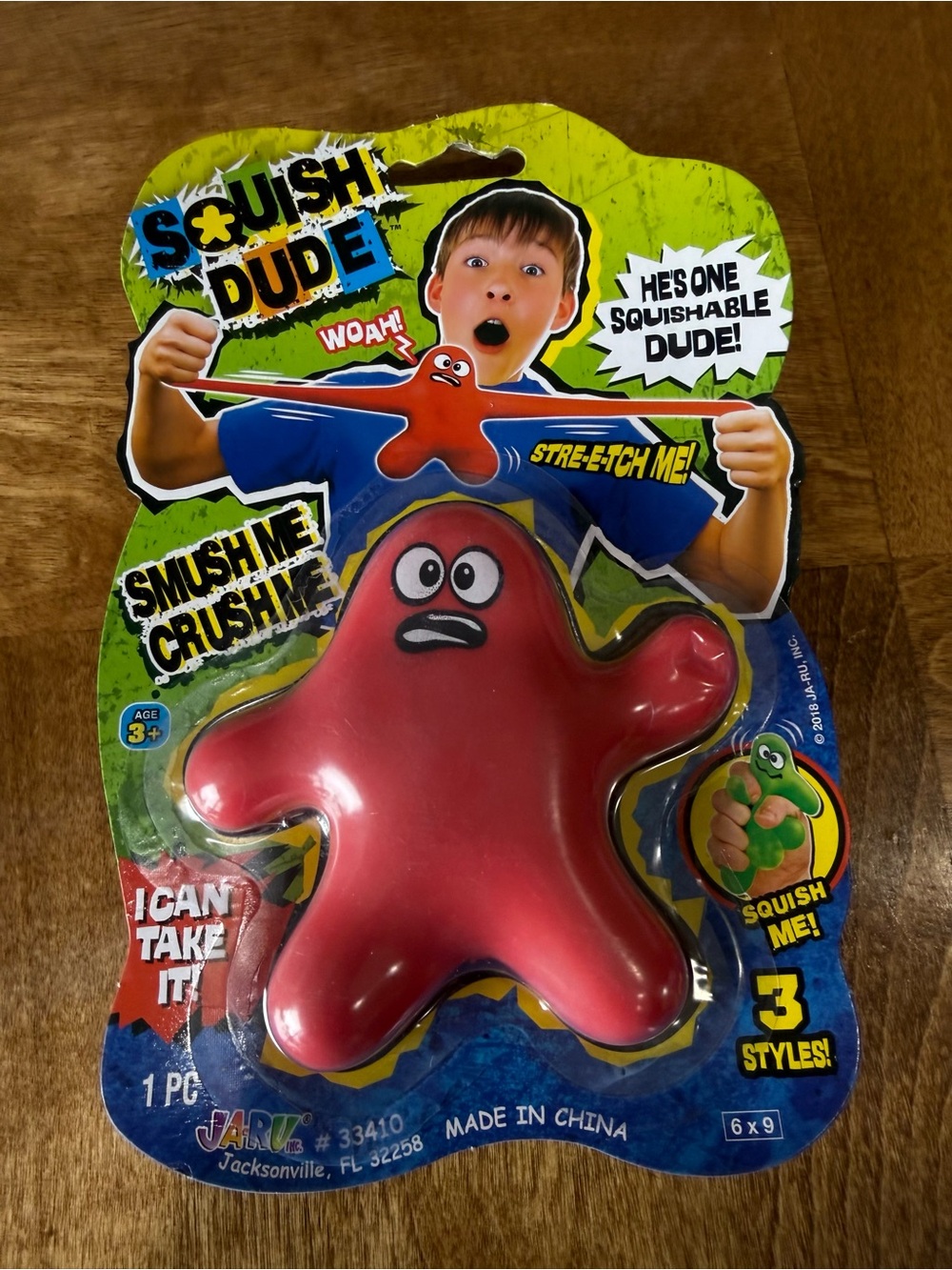 Red squish dude Toy - Kids Stress Relief Play Toy
